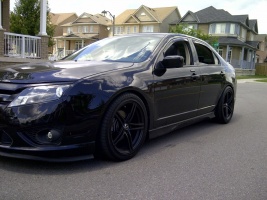 2012 Ford Fusion with 18x7.5 MSR 048 wheels