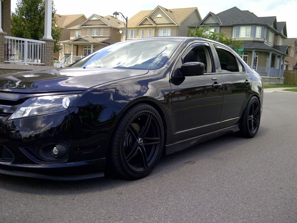 2012 Ford Fusion with 18x7.5 MSR 048 wheels