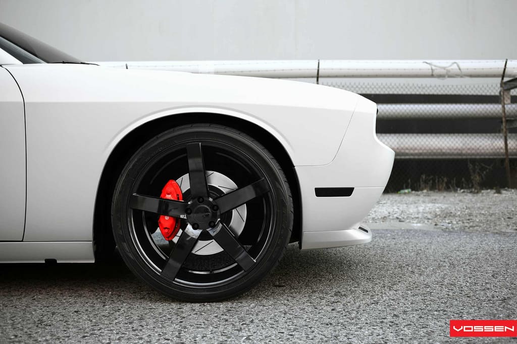 2013 Dodge Challenger with 22x9 Vossen CV3 wheels