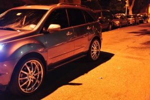 2007 Acura MDX with 22x9 Fusion Hot Elite wheels