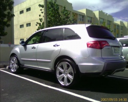 2009 Acura MDX with TWC Fiorenza I 650c wheels