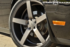 2013 Dodge Challenger with 22x9 Vossen VVS CV3 wheels