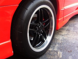1999 Chevrolet Camaro with 17x9.5 C6 Z06 wheels
