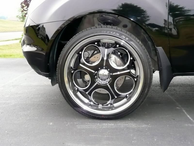 2009 Acura MDX with 22x9.5 Giovanna Di-Gio wheels