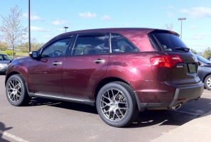 2011 Acura MDX with 20x9 wheels