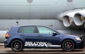 2015 Volkswagen Golf GTI with 19x8 BBS CH BLACK wheels