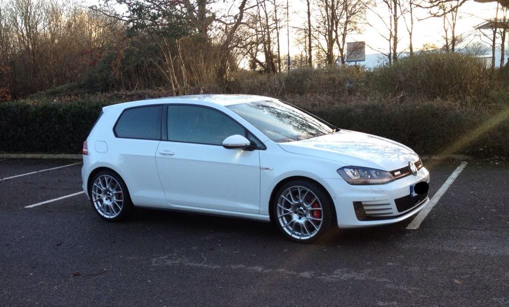 2015 Volkswagen Golf GTI with 19x8 wheels