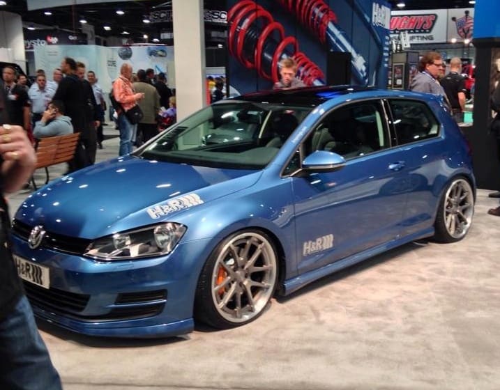 2015 Volkswagen Golf GTI with 19x9 ROTIFORM SNA wheels