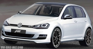 2015 Volkswagen Golf GTI with 18x8.5 ABT DR wheels