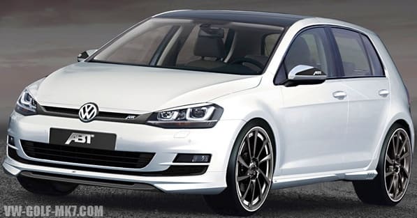 2015 Volkswagen Golf GTI with 18x8.5 ABT DR wheels