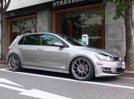 2015 Volkswagen Golf GTI with 19x8.5 OZ FORMULA HLT wheels