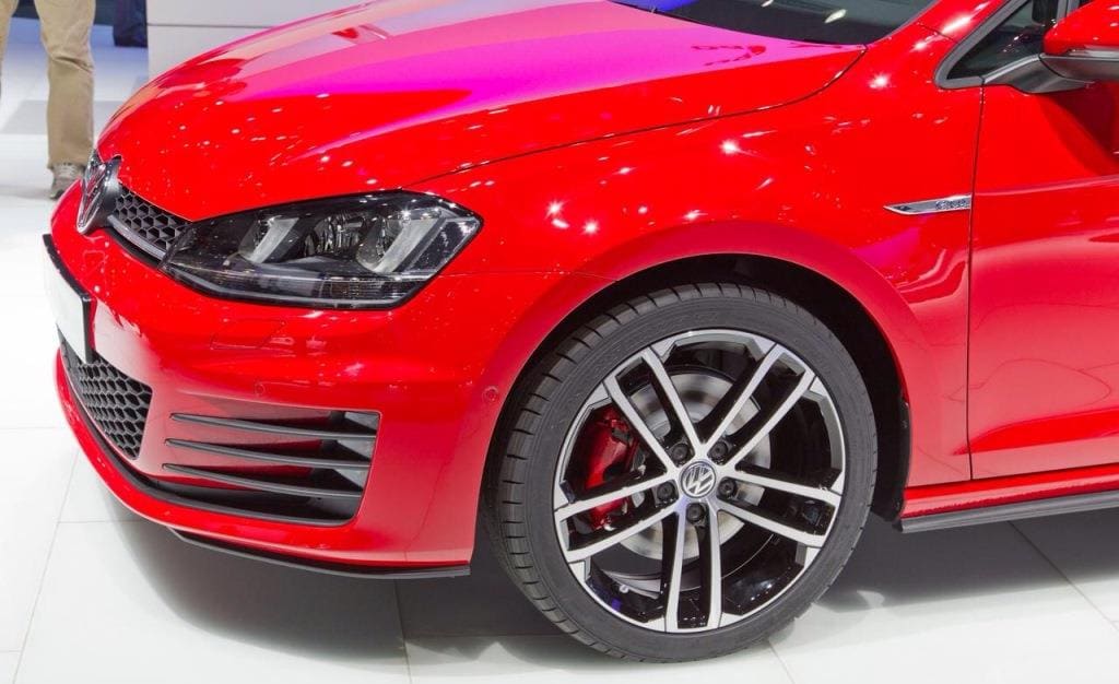 2015 Volkswagen Golf GTI with 18x7.5 VW NOGARO wheels