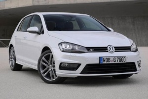 2015 Volkswagen Golf GTI with 18x7.5 VW SALVADOR wheels