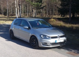 2015 Volkswagen Golf GTI with 19x8.5 ISPIRI ISR1 wheels