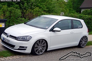 2015 Volkswagen Golf GTI with 20x9 AUDI A8 wheels