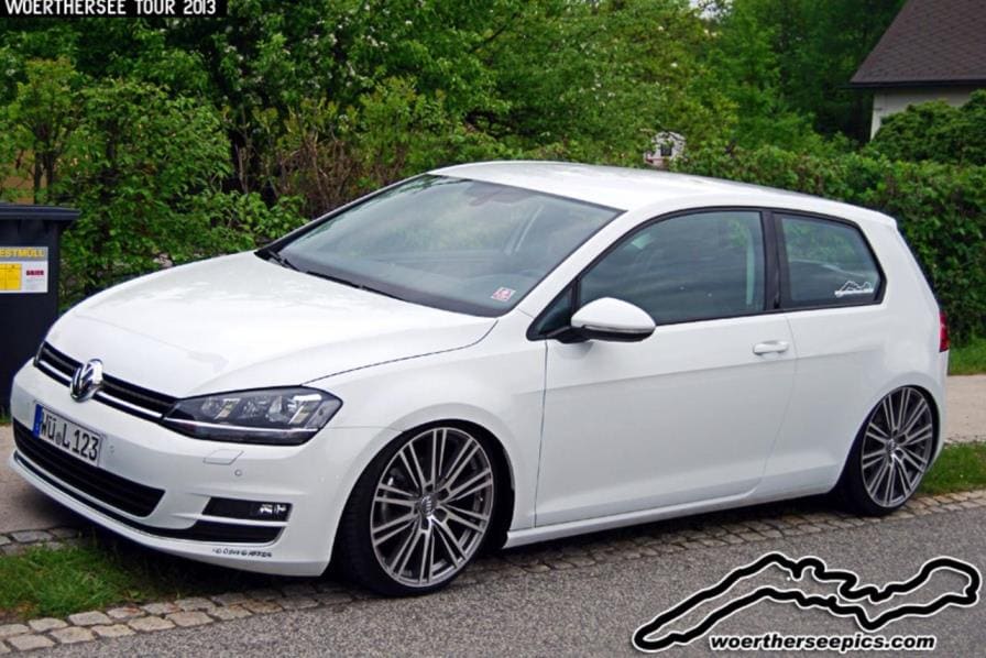 2015 Volkswagen Golf GTI with 20x9 AUDI A8 wheels