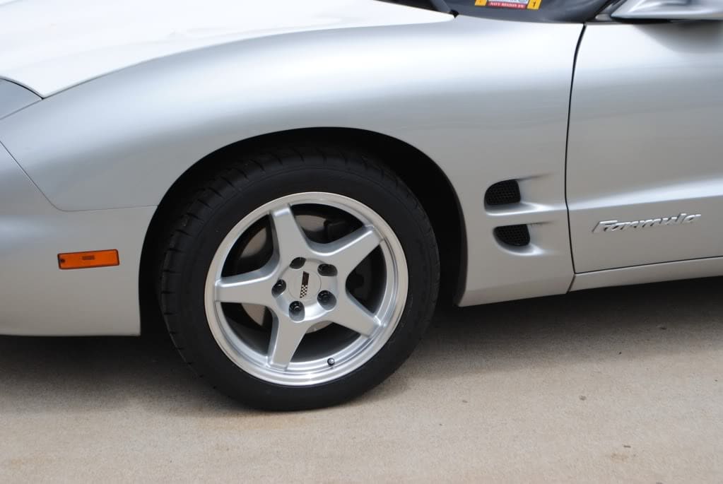 1999 Chevrolet Camaro with 17x9 Silver ZR1 wheels