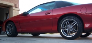 2002 Chevrolet Camaro with C6 Z06 wheels