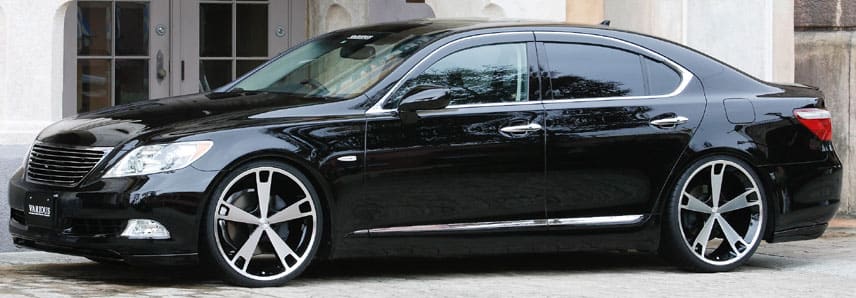 2007 Lexus LS 460 with 22x8.5 Fabulous MB-5 wheels