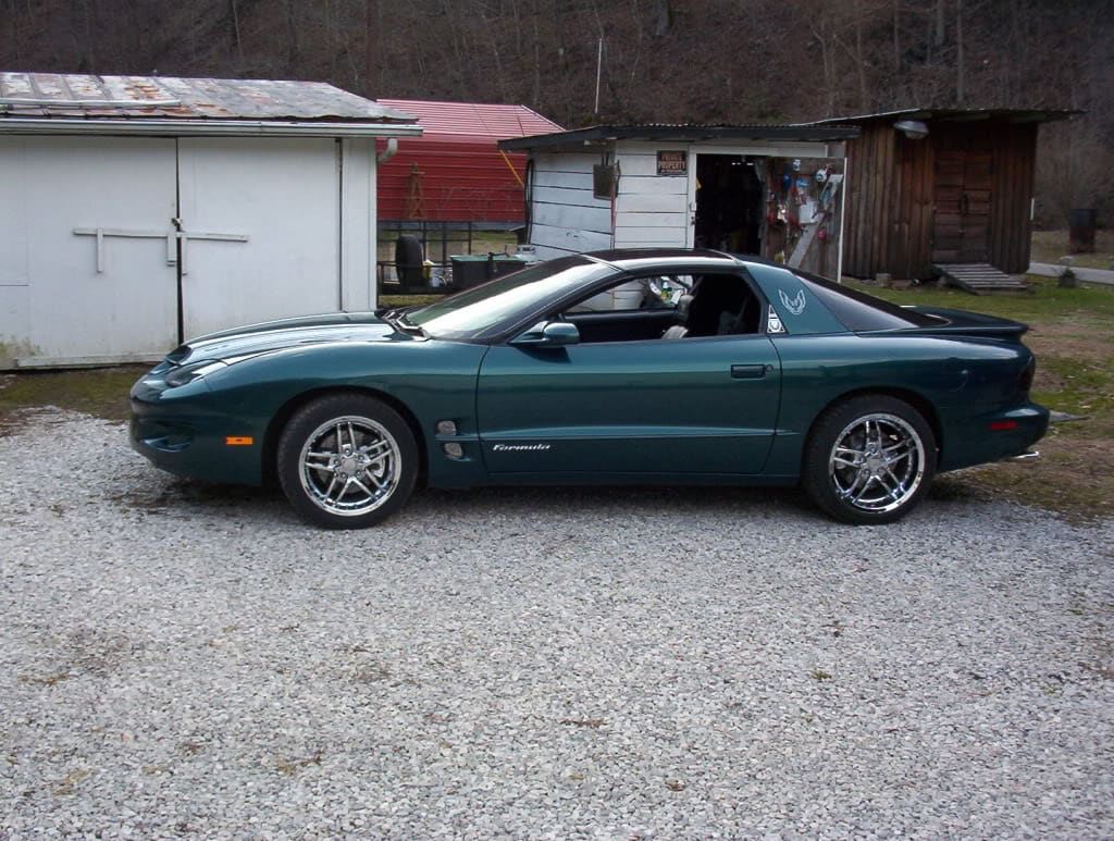 1999 Chevrolet Camaro with 17x9.5 C6 Z06 wheels