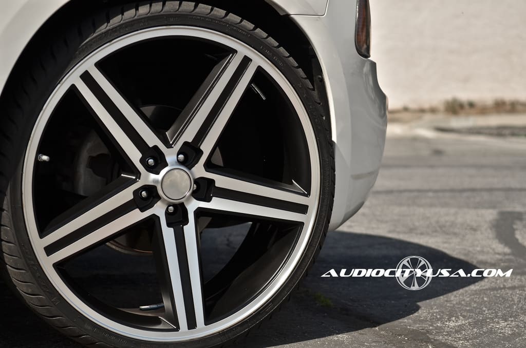 2012 Dodge Charger with 24x9 IROC wheels