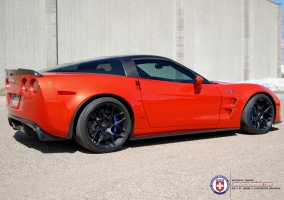 2012 Chevrolet Corvette with 19x10.5 HRE P40SC wheels
