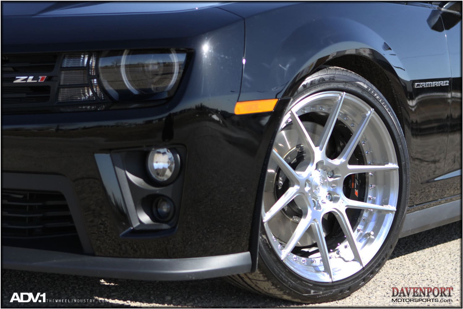 2012 Chevrolet Camaro with ADV 5.0MV2 wheels