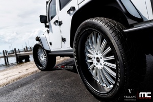 2012 Jeep Wrangler Unlimited with Vellano VTC wheels