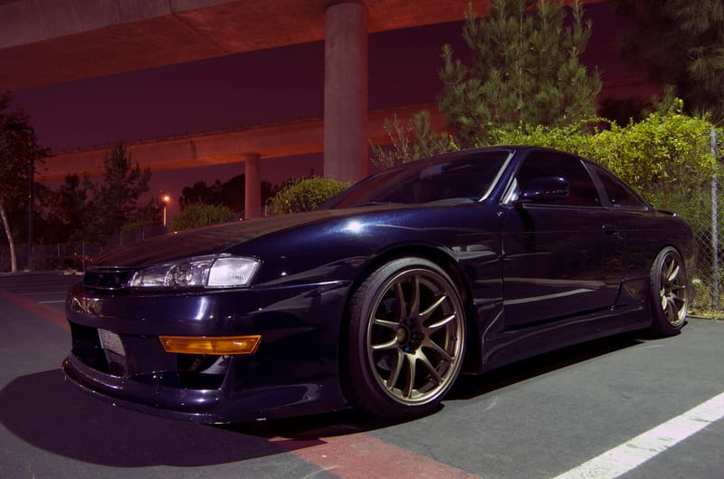 1995 Nissan S14 with 18x9.5 Work Wheels Emotion CRKai wheels