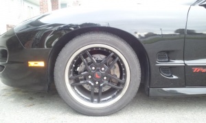 1999 Chevrolet Camaro with 17x9.5 C6 Z06 wheels