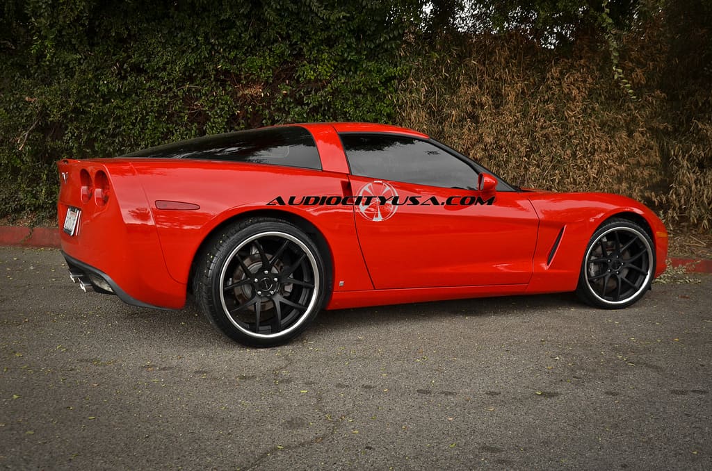 2008 Chevrolet Corvette with 20x8.5 Giovanna Monza wheels