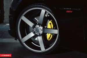 2012 Chevrolet Camaro with 20x9 Vossen CV3 wheels