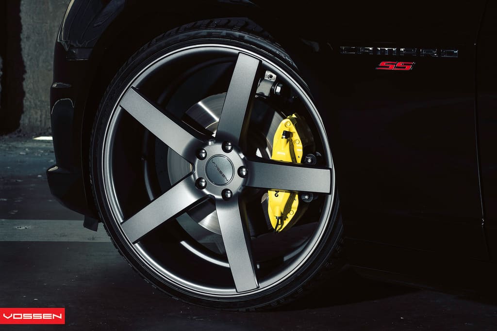 2012 Chevrolet Camaro with 20x9 Vossen CV3 wheels