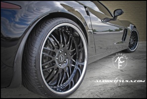 2007 Chevrolet Corvette with 20x9.5 AC 311 wheels