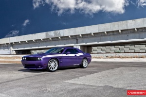 2012 Dodge Challenger with Vossen CV1 wheels