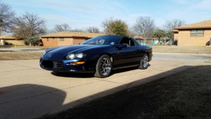 2000 Chevrolet Camaro with 17x9.5 C5 Z06 wheels