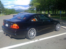 2005 BMW M3 with 19x9 RAC RG4 wheels