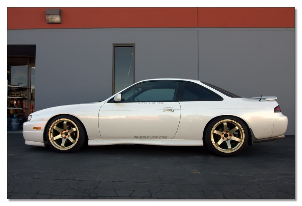1997 Nissan S14 with 18x9.5 Rota Grid wheels