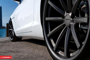 2012 Chevrolet Camaro with Vossen CV1 wheels