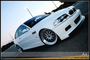 2004 BMW M3 with 19x10 BBS wheels
