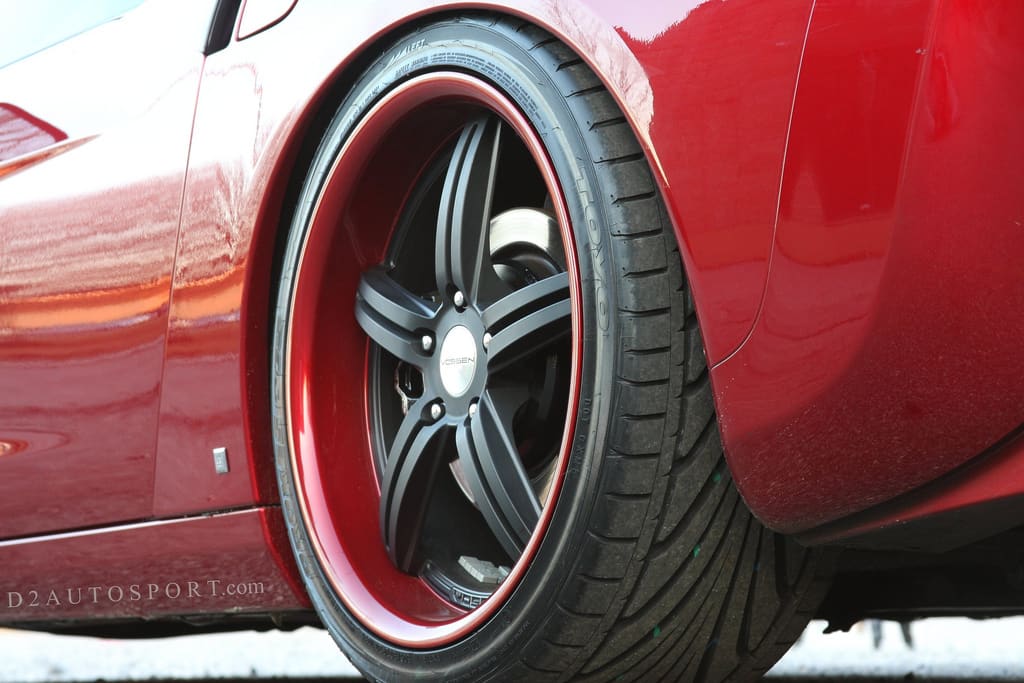 2010 Chevrolet Corvette with 19x9.5 Vossen VVS-087 wheels