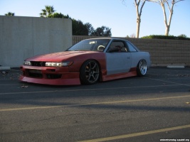 1991 Nissan S13 with 17x9 Grenade GX-01 wheels