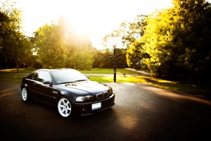 2001 BMW M3 with 18x9.5 Volk TE37 wheels