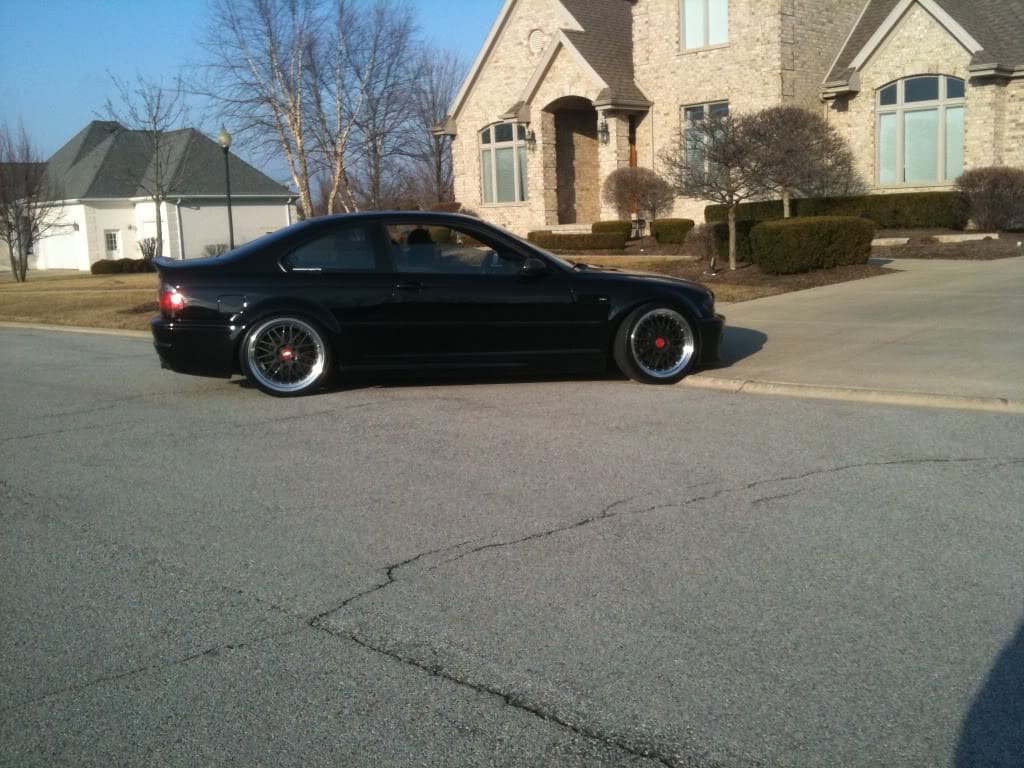 2006 BMW M3 with 19x8.5 wheels
