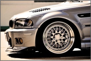 2006 BMW M3 with 19x10 rotiform wheels