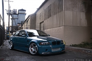 2006 BMW M3 with 18x10.5 Advan TCIII wheels