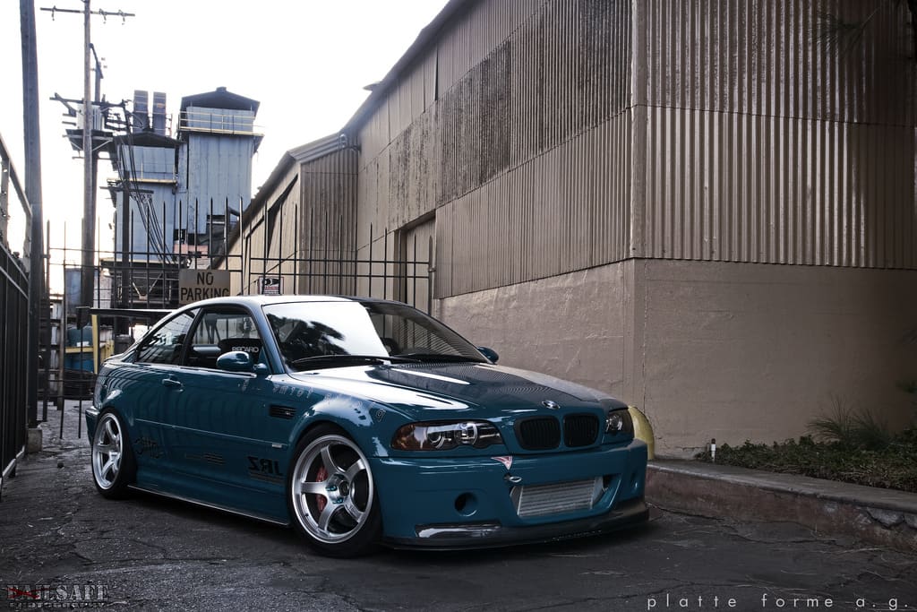 2006 BMW M3 with 18x10.5 Advan TCIII wheels