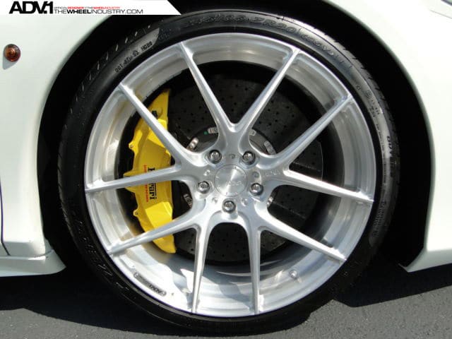 2015 Ferrari 458 Spider with 20x9 ADV 5.0 MV1 wheels