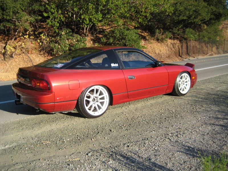 1989 Nissan S13 with 17x9 Work Wheels Emotion CRKai wheels