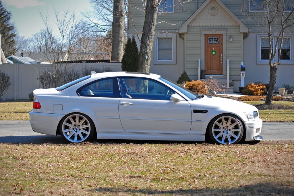 2006 BMW M3 with 19x9 wheels